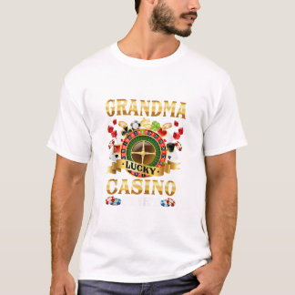 Grandma Funny Lucky Casino T Shirt