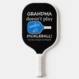 Grandma Funny Pickleball Humor Cute Roligt Typogra