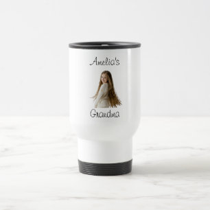 Grandma Gift - Grandchild Namn & Photo - Resemugg