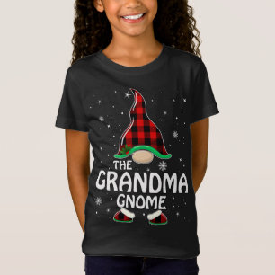 Grandma Gnome Buffalo Play Matching Family Kristus T Shirt