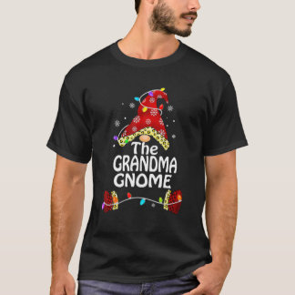 Grandma Gnome Buffalo Play Matching jul T Shirt