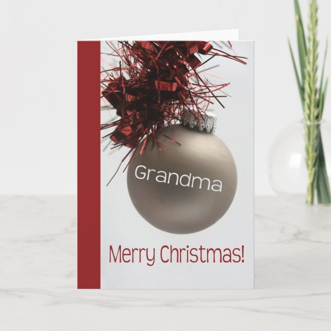 Grandma God jul-kort Helgkort (Framsida)