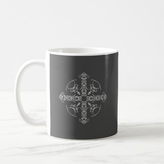 Grandma Gömt Ord Kaffemugg (Vänster)