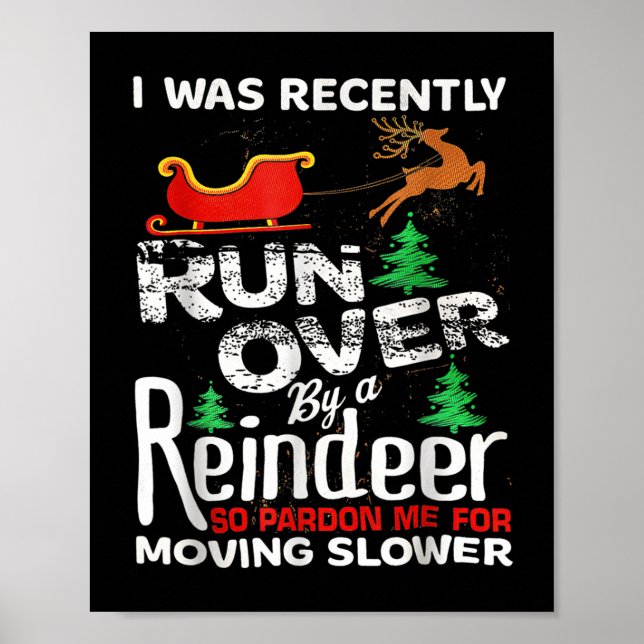 Grandma Got Run Over By A Reindeer Christmas So Pa Poster (Framsidan)