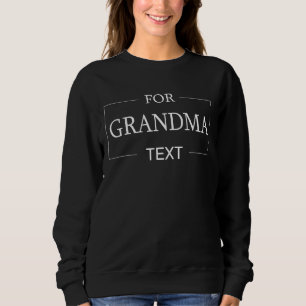 Grandma Grandmor Birthday Personlig Gift T Shirt