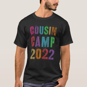 Grandma Grandpa Cousin Camp 2022 Sleepaway Sign Au T Shirt