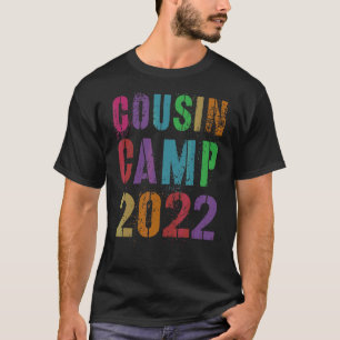 Grandma Grandpa Cousin Camp 2022 Sleepaway Sign Au T Shirt