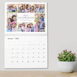 Grandma Grandpa Photo Collage Calendar Kalender