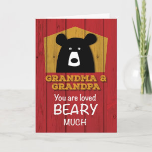 Grandma & Grandpa, Valentine Bear Önskemål Helgkort