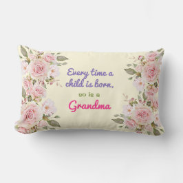 Grandma Grandpa Watercolor Flowers River Scene Lumbarkudde