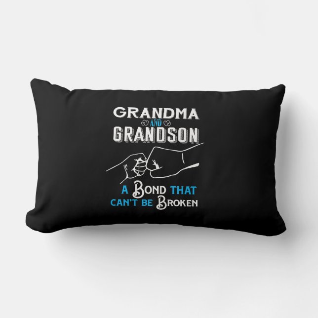 Grandma & Grandson Bond Premium Lumbarkudde (Framsida)