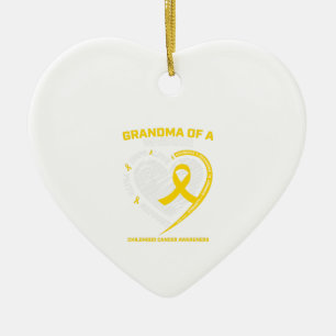 Grandma Grandson Granddotter Childnature Gift Julgransprydnad Keramik