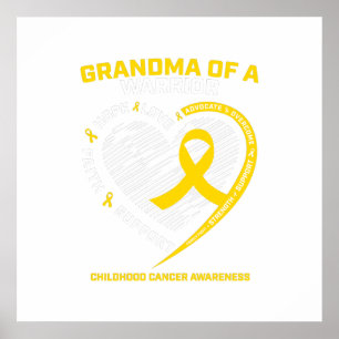 Grandma Grandson Granddotter Childnature Gift Poster