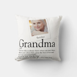 Grandma Granny Grandmor Definition Modern Foto Kudde