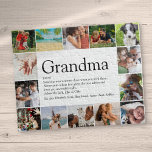 Grandma, Granny, Nana Definition 14 Photo Pussel<br><div class="desc">14 fotokollage-pussel som du kan anpassa för din speciella mormor, farmor, mormor, mormor, nan, nanny eller Abuela för att skapa en unik gåva för födelsedagar, jul, mors dag eller vilken dag du vill visa hur mycket hon elak till dig. Ett perfekt sätt att visa henne hur fantastisk hon är varje...</div>