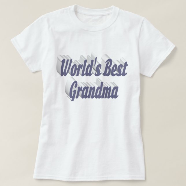 Grandma grått text T-Shirt (Design framsida)