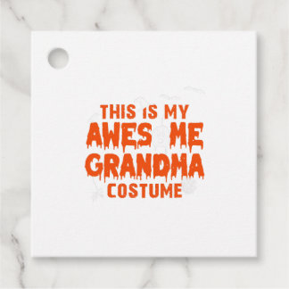 Grandma Halloween Costume Grandma Gåvor Etiketter