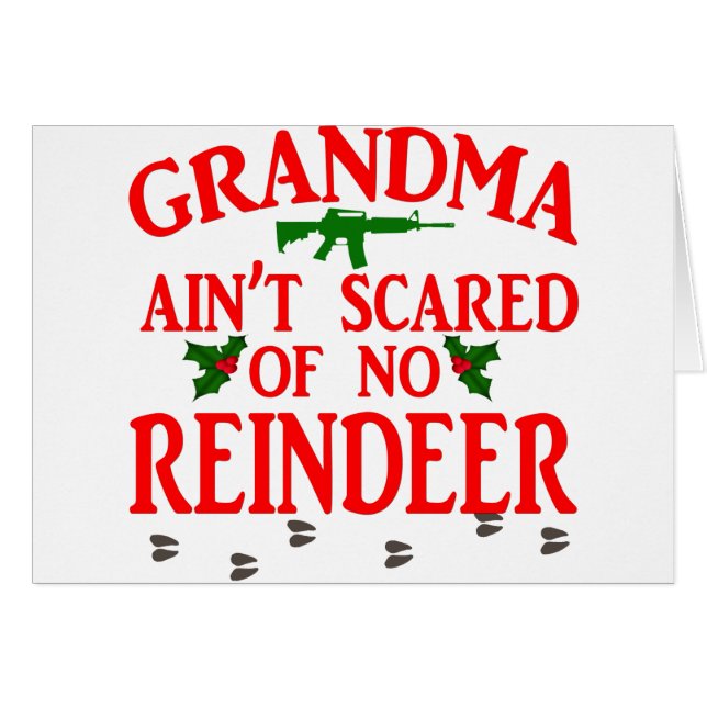 Grandma Har Ran Over Hälsningskort (Framsidan Horizontal)