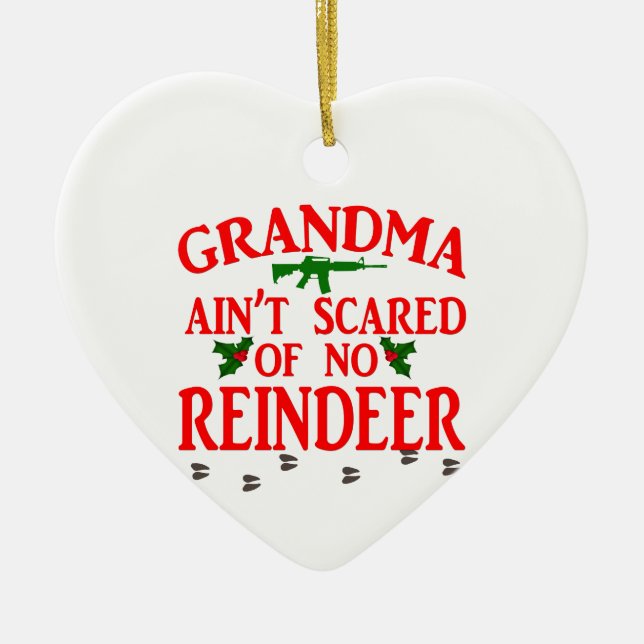 Grandma Har Ran Over Julgransprydnad Keramik (Framsidan)