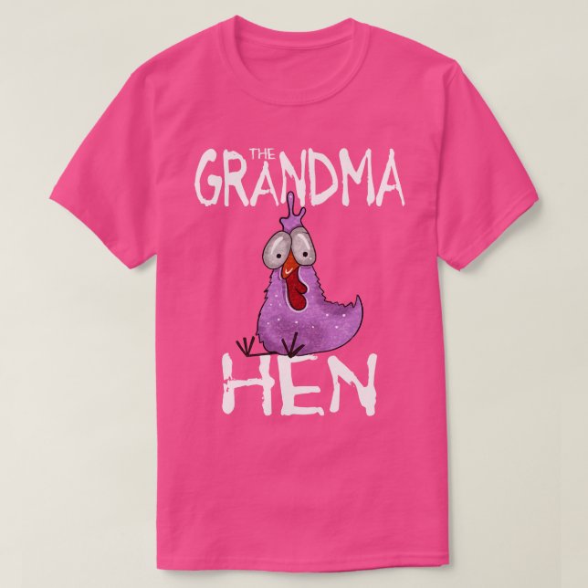 Grandma Hen Chicken Mamma Family Partnerlook Farm  T Shirt (Design framsida)