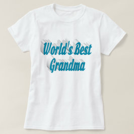Grandma himlar blue text T-Shirt