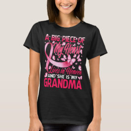 Grandma in Heaven Butterfly Fantastisk Breast Canc T Shirt
