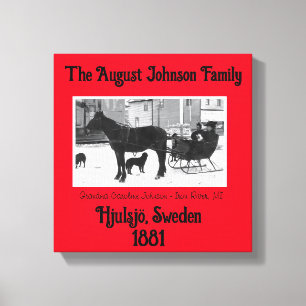 Grandma Johnson Canvastryck