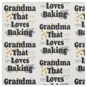 Grandma Kärlek Baking Tyg