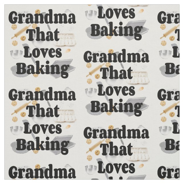 Grandma Kärlek Baking Tyg (Provkarta)