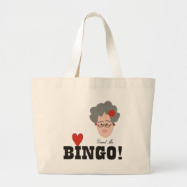 Grandma Kärlek Bingo Bag Jumbo Tygkasse