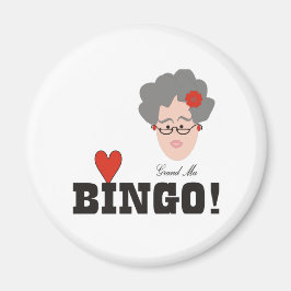 Grandma Kärlek Bingo Magnet