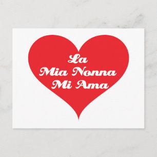 Grandma Kärlek Me italienska Vykort