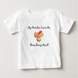 Grandma Kärlek Me Småbarn-Baby Shirt Tee Shirt