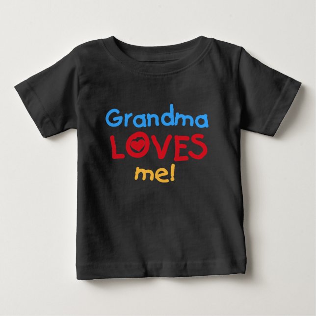 Grandma Kärlek Me T-shirt (Framsida)