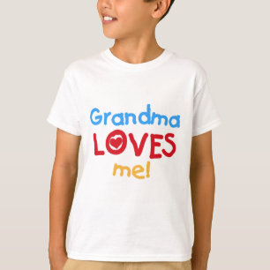 Grandma Kärlek Me T-shirts och presenter