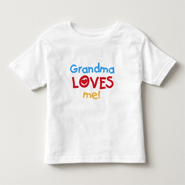 Grandma Kärlek Me T-shirts och presenter (Framsida)