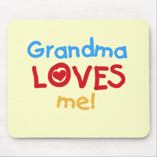 Grandma Kärlek Me T-shirts och presenter Musmatta