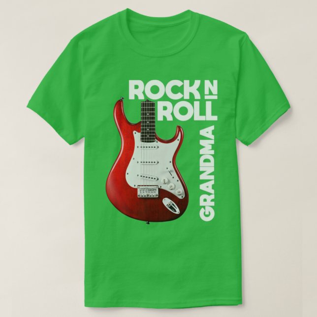 Grandma Kärlek Rock n Roll Funny TShirt T Shirt (Design framsida)