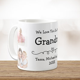 Grandma Kärlek You Personlig Photo Kaffemugg