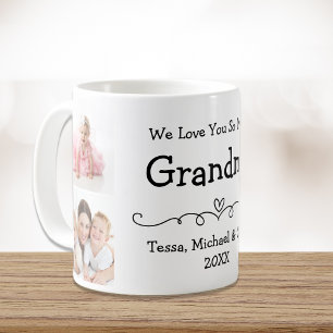 Grandma Kärlek You Personlig Photo Kaffemugg