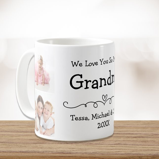 Grandma Kärlek You Personlig Photo Kaffemugg (Skapare uppladdad)