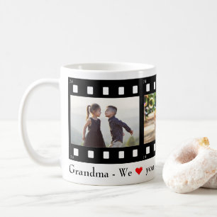 Grandma Kärlek You Photo Film Strip Collation Temp Kaffemugg