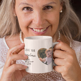 Grandma Kärlek You Photos Hearts Kaffemugg