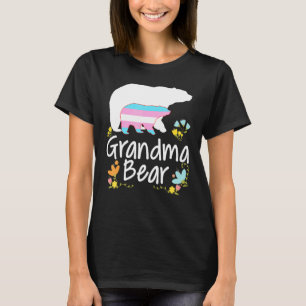 Grandma Lgbt Bear Transgender Rainbow Lgbt Gay Les T Shirt