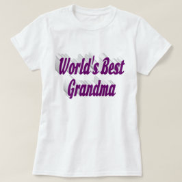 Grandma lila text Mors dag T Shirt