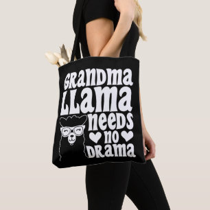 Grandma Llama behöver nr Drama Mors dag Tygkasse