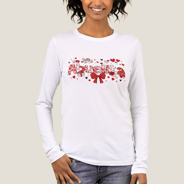 Grandma love valentine's  t shirt (Framsida)