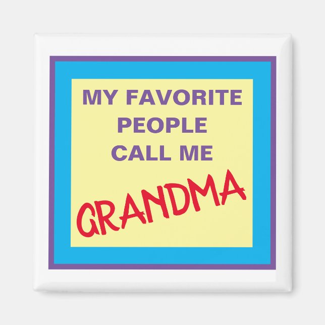 GRANDMA MAGNET (Framsidan)