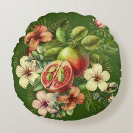 Grandma Manuela's Guavas Rund Kudde