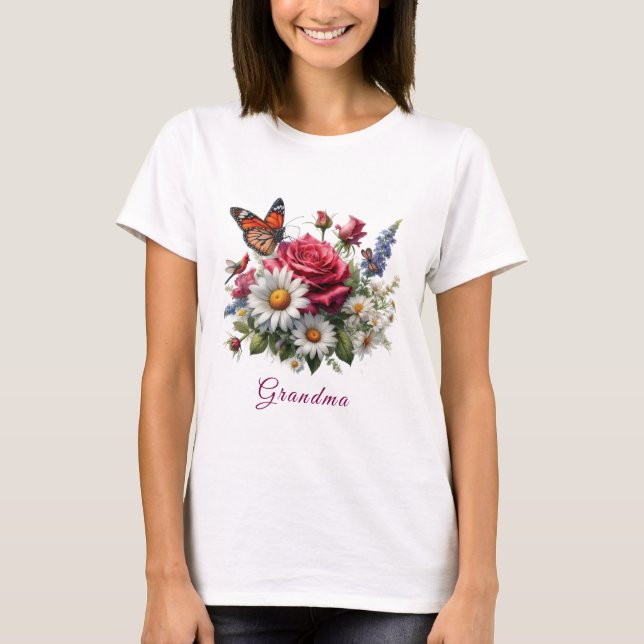Grandma Mors dag presentbarn T Shirt (Framsida)
